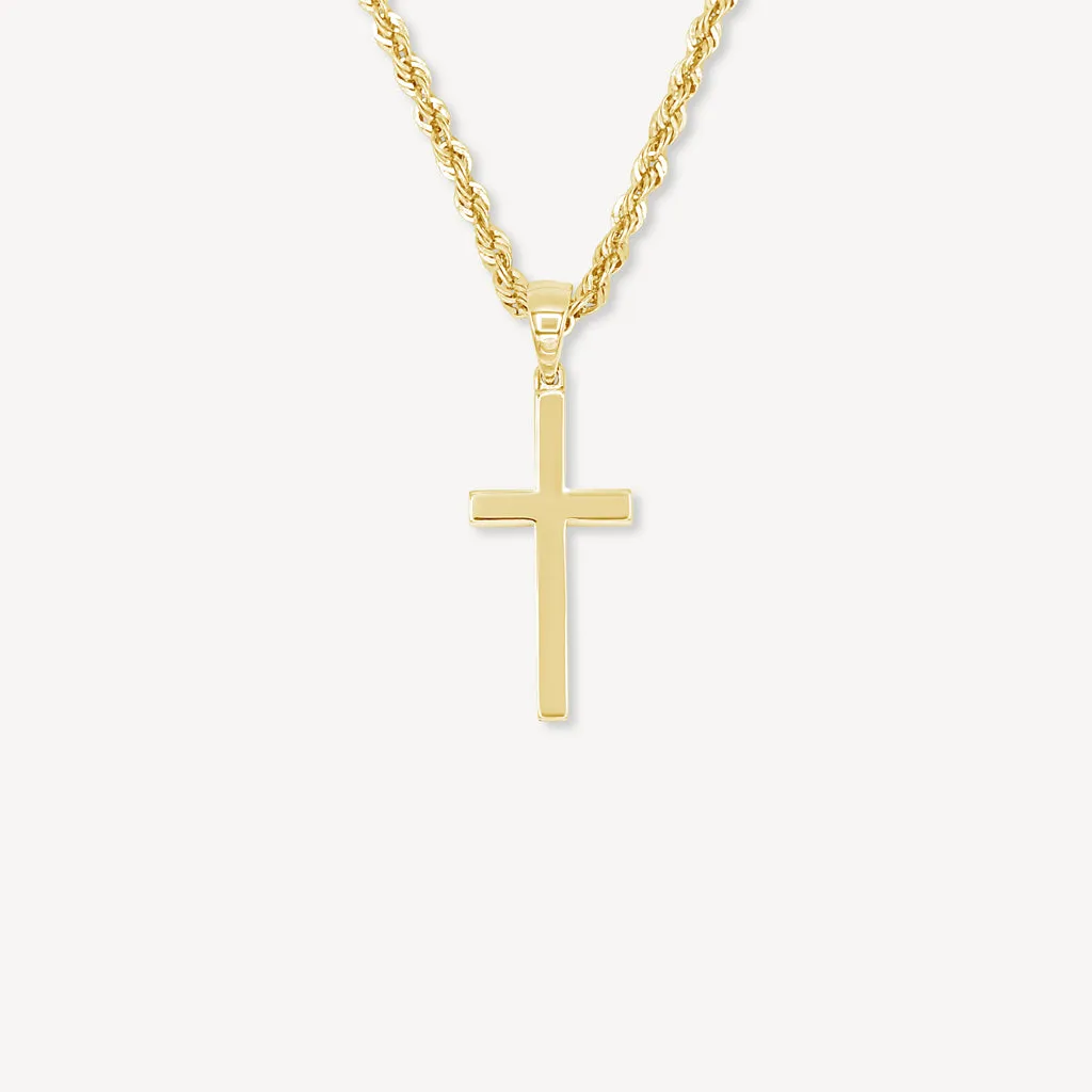 10K Small Gold Cross