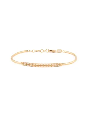 18K Gold Diamond Radiance Bangle