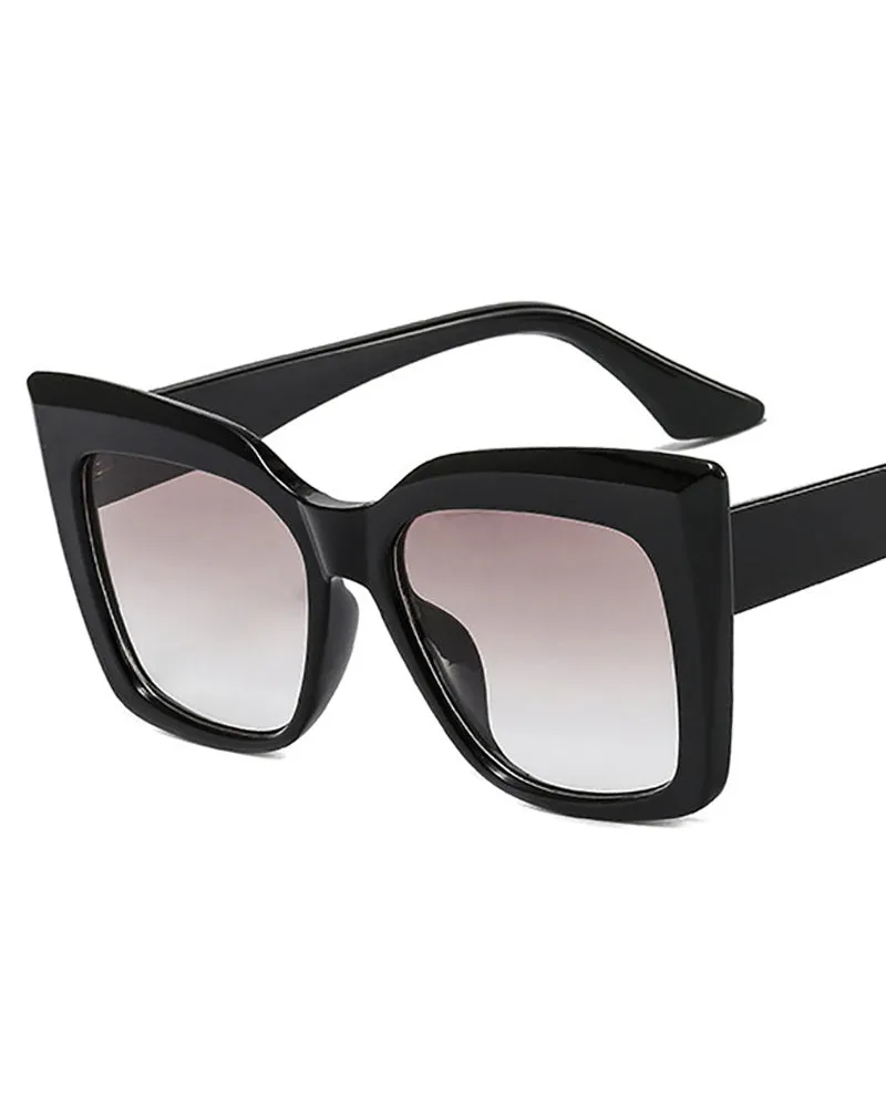 1Pair Big Cat Eyes Frame Sunglasses