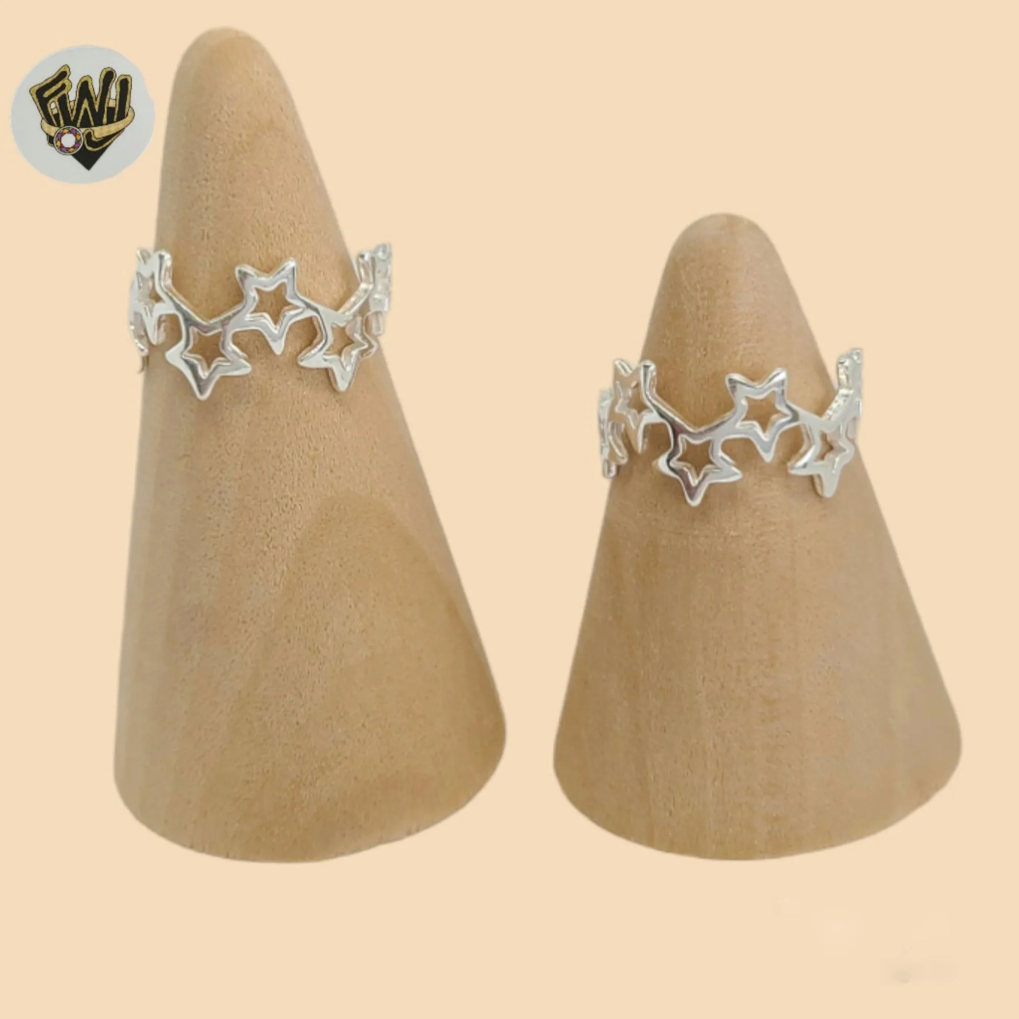 (2-5002-1) 925 Sterling Silver - Star Ring.