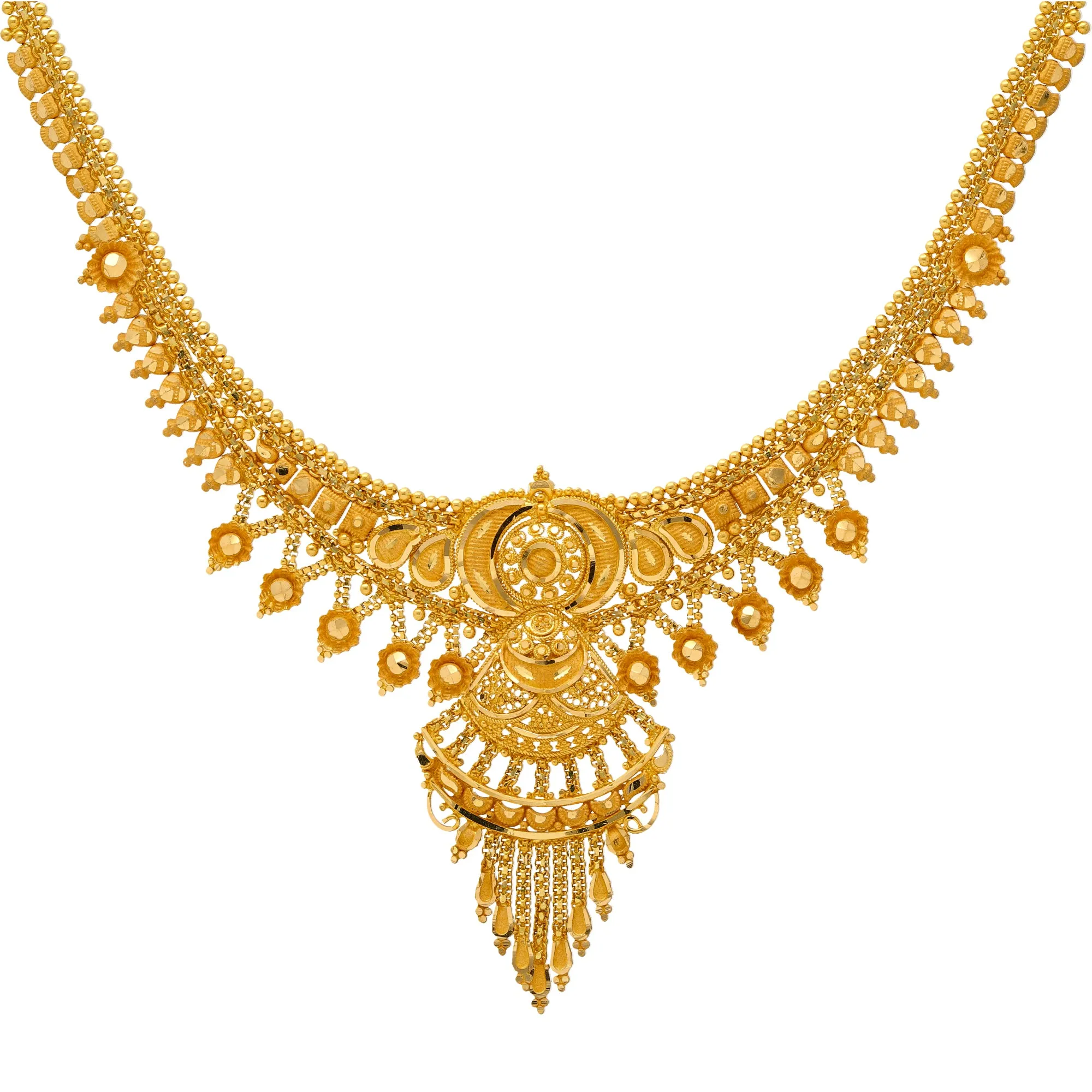 22K Yellow Gold Banita Necklace Set