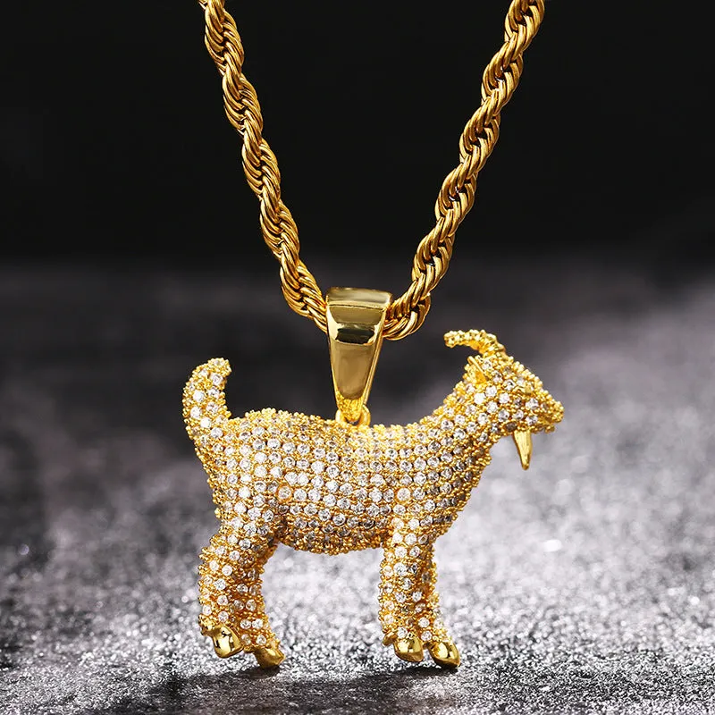 3D Goat Pendant