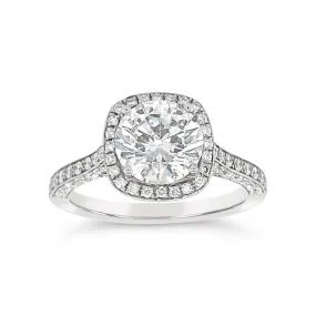 A. Jaffe Diamond Engagement Ring Mounting (0.62 ct. tw.)