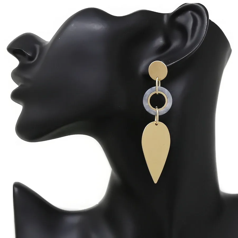 Acetate & Metal Earrings