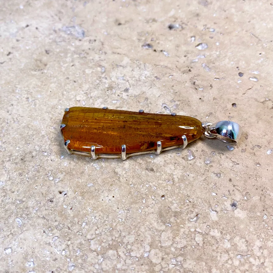 Amber Pendant - Raw