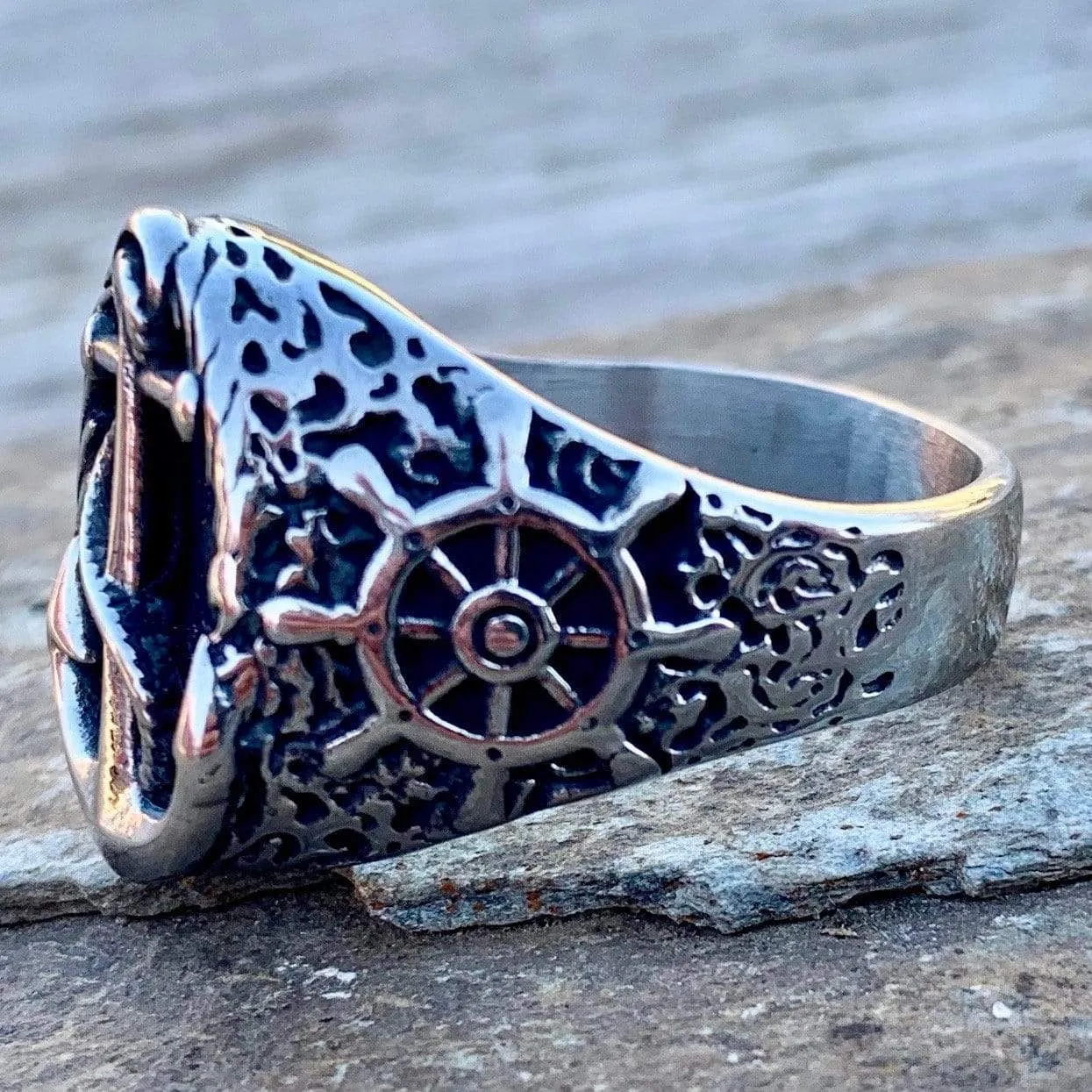 Anchor & Rope Ring - R123