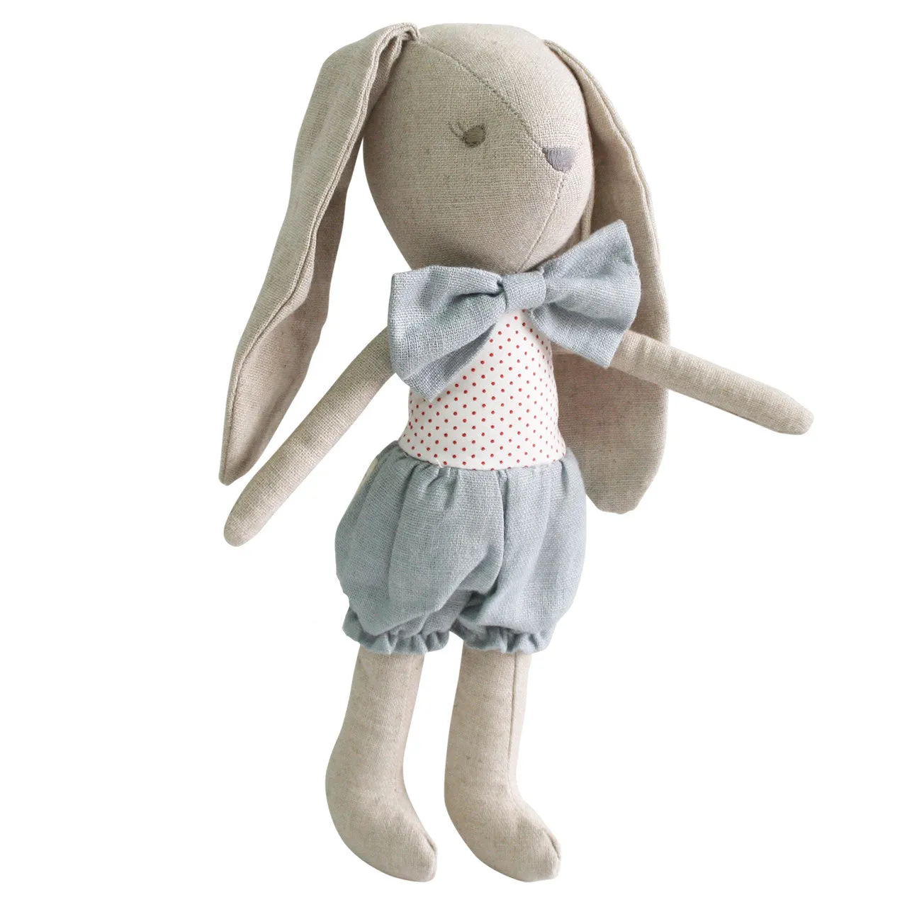 Baby Boy Bunny Grey Red 26cm