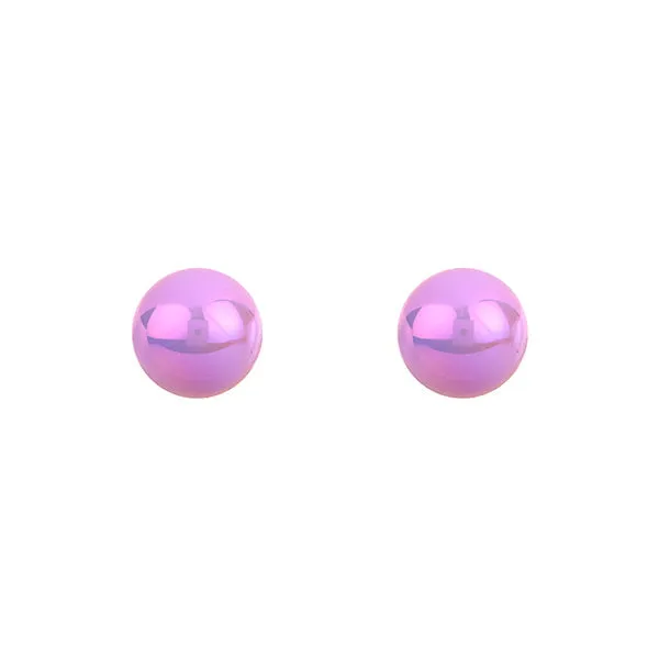 Barbie Theme Pearl Finish Color Stud Earrings