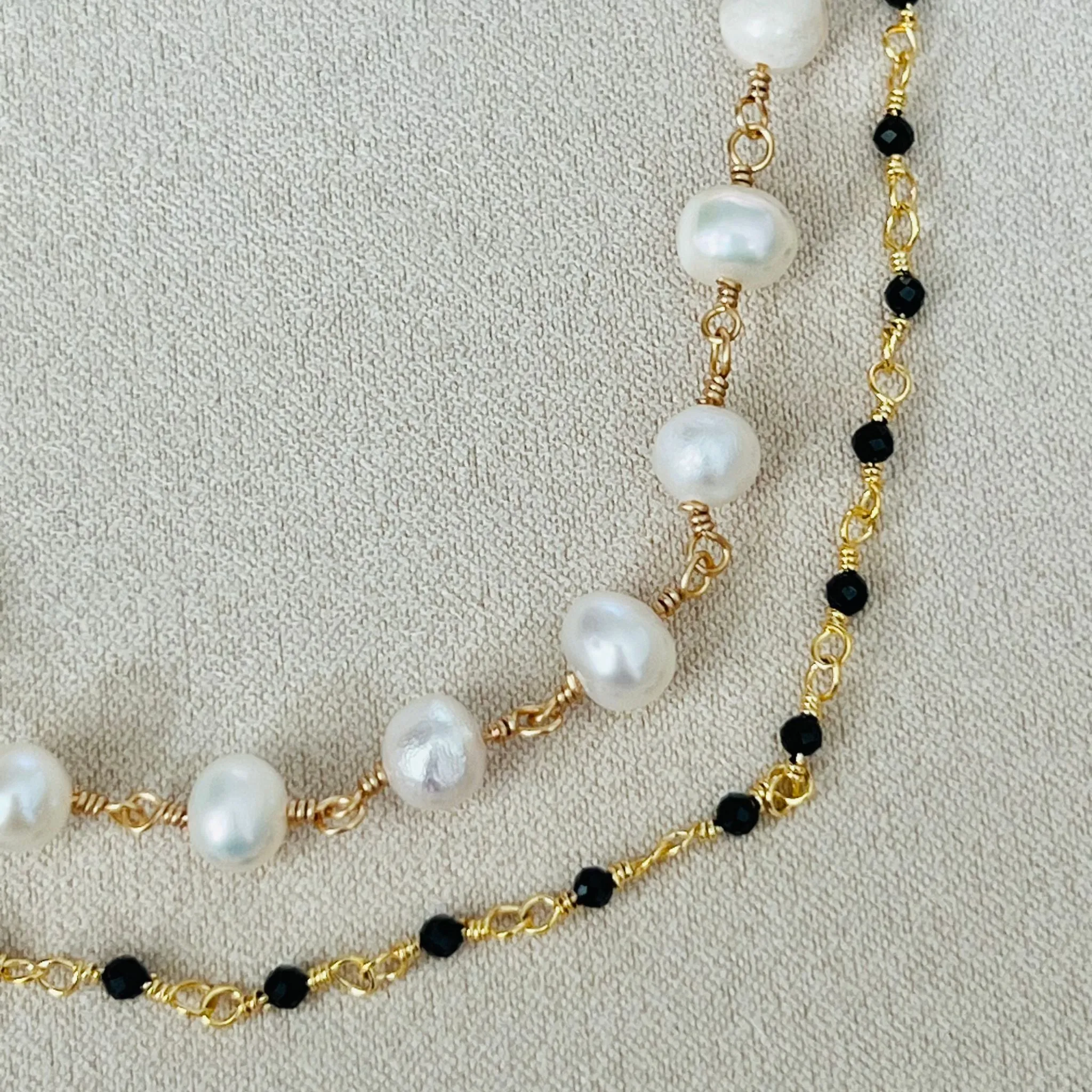 Baroque Pearl Choker Necklace GHW