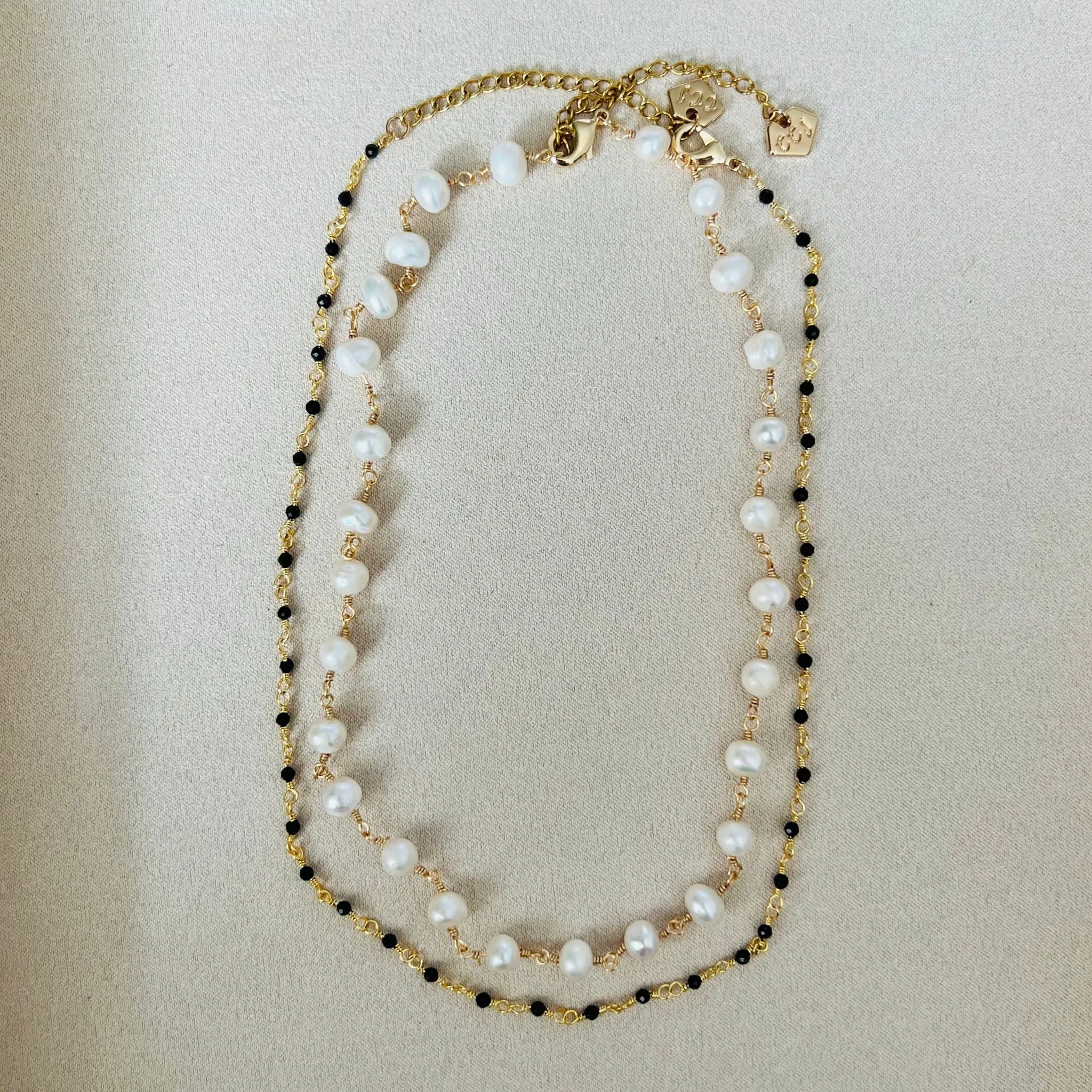 Baroque Pearl Choker Necklace GHW