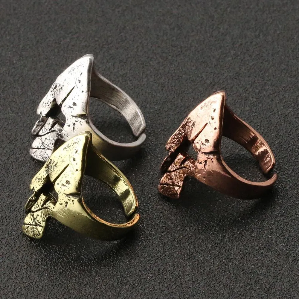 Battle-Worn Spartan Helmet Ring