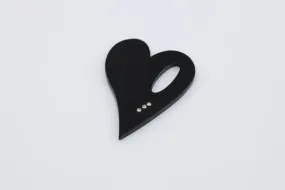 Black Heart Diamond Pendant (21.3g)