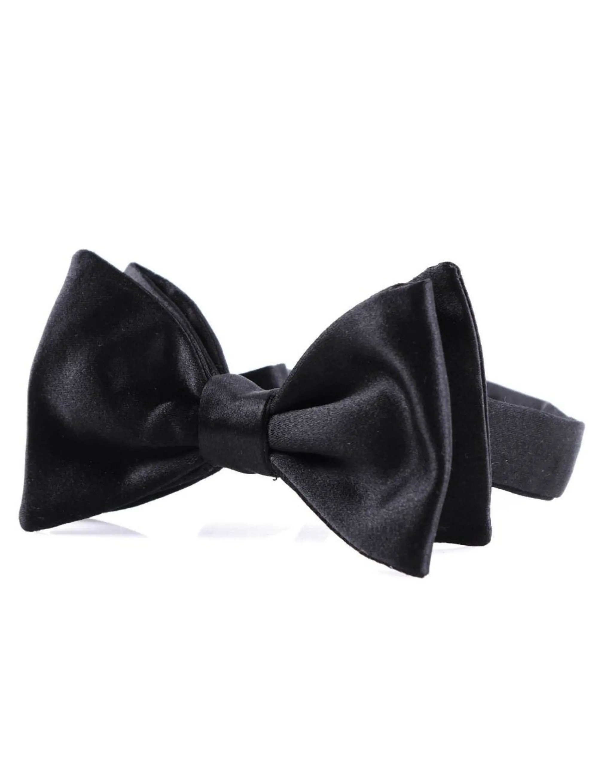 Black Silk Bow Tie