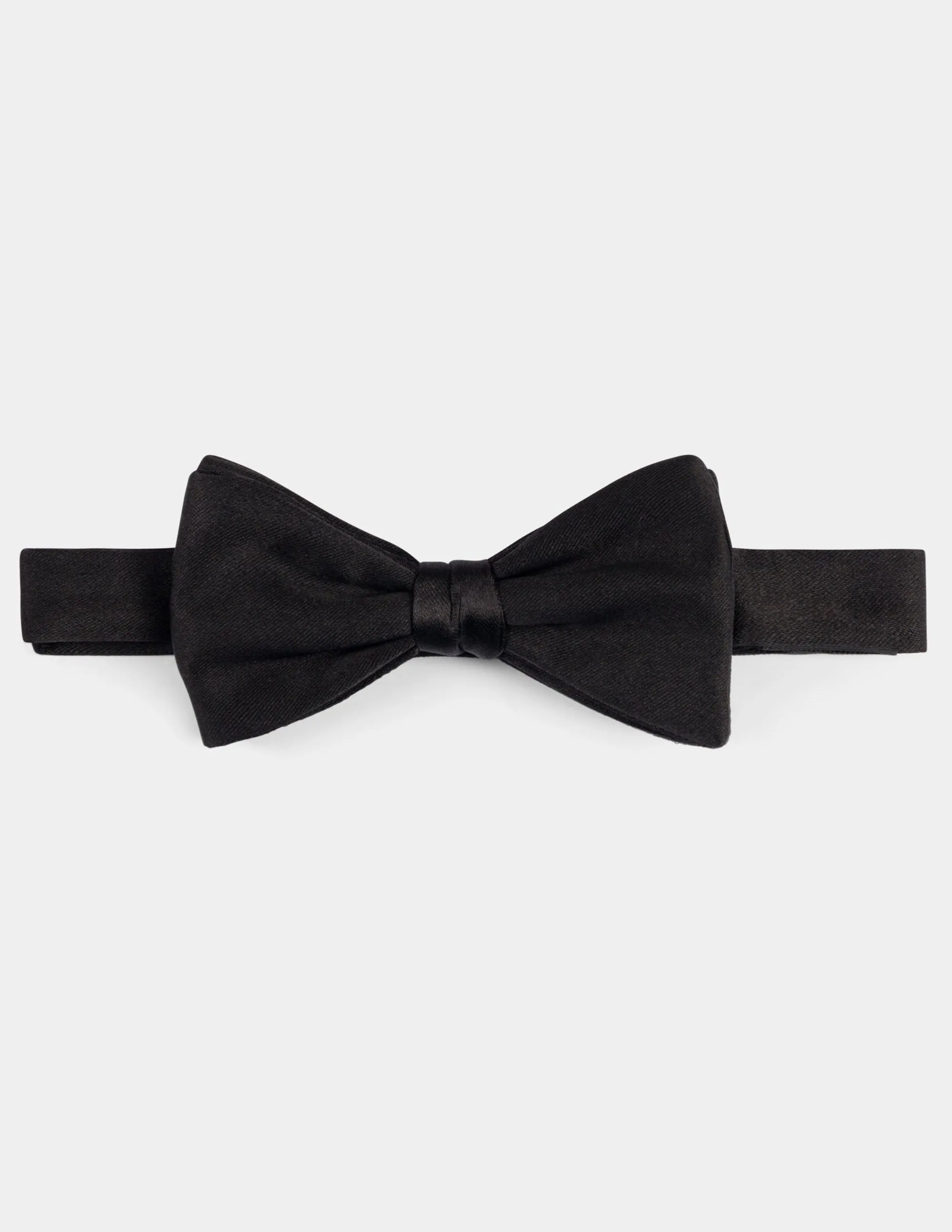 Black Silk Bow Tie