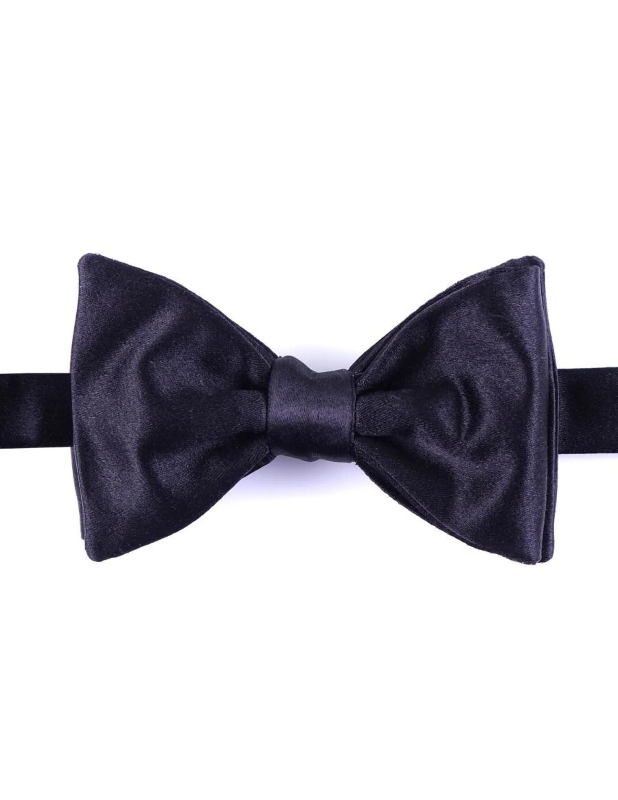 Black Silk Bow Tie