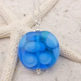 blue bubble pendant