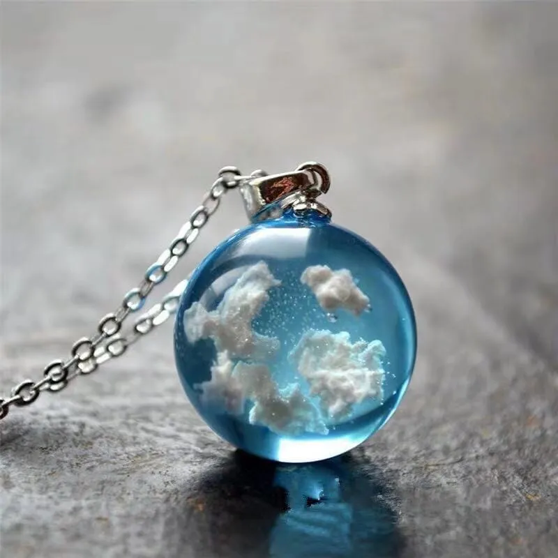 Blue Sky Pendant Necklace