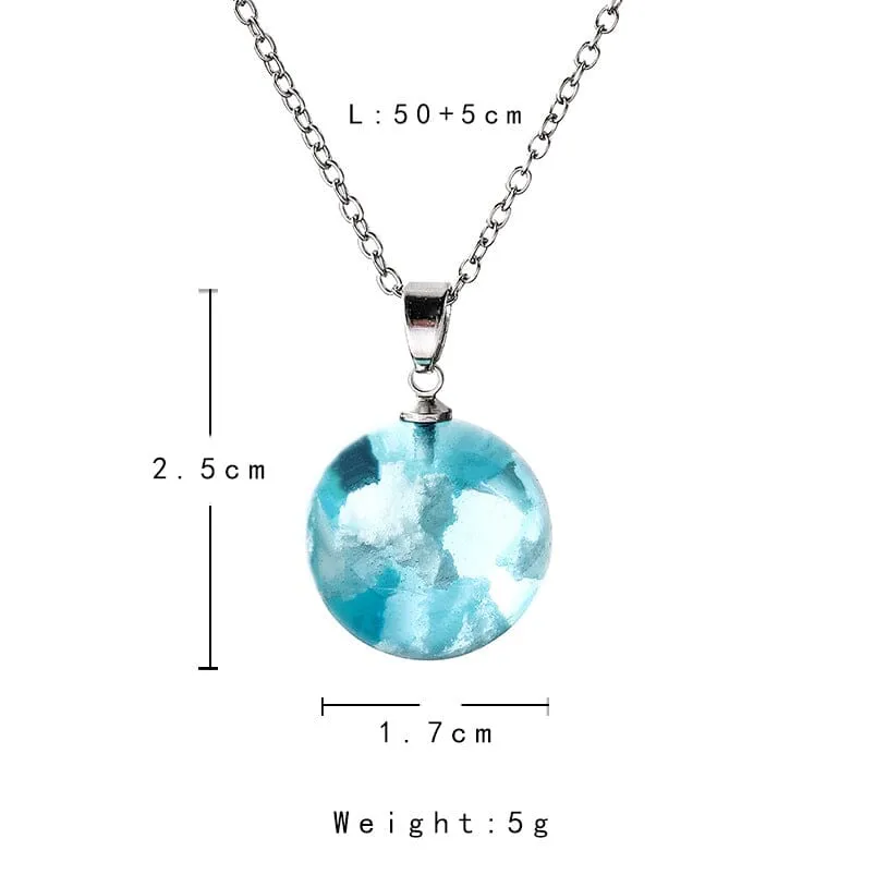 Blue Sky Pendant Necklace