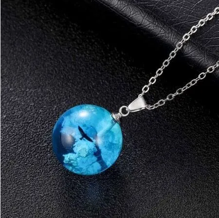 Blue Sky Pendant Necklace