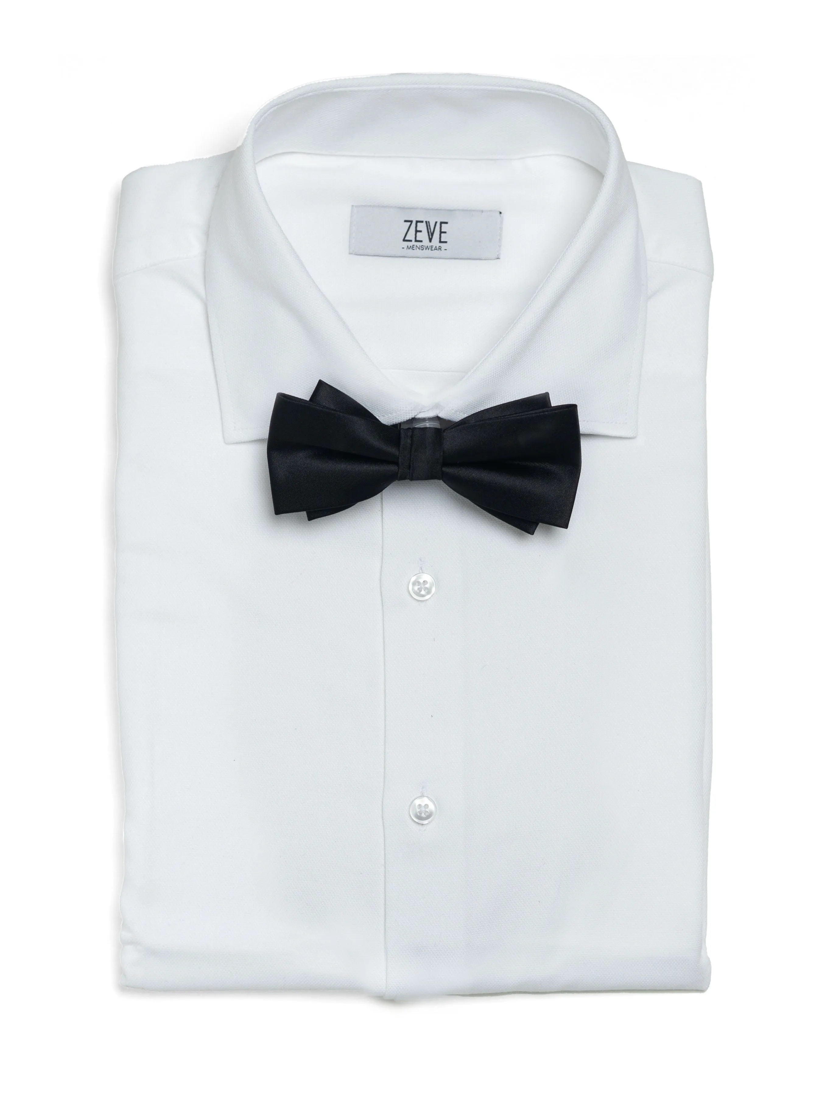 Bow Tie - Black Plain