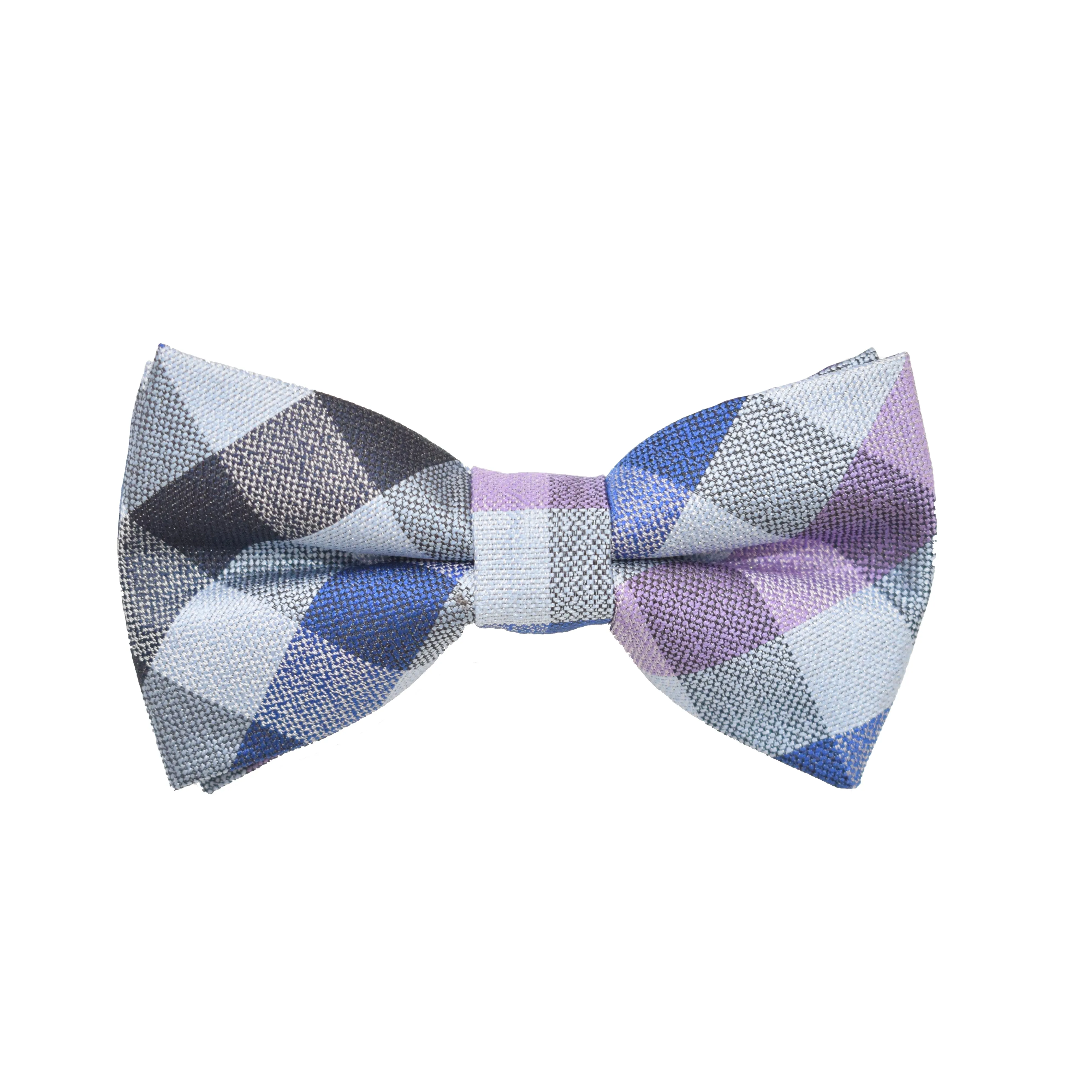 Bow Tie - Pink Multi Checkered