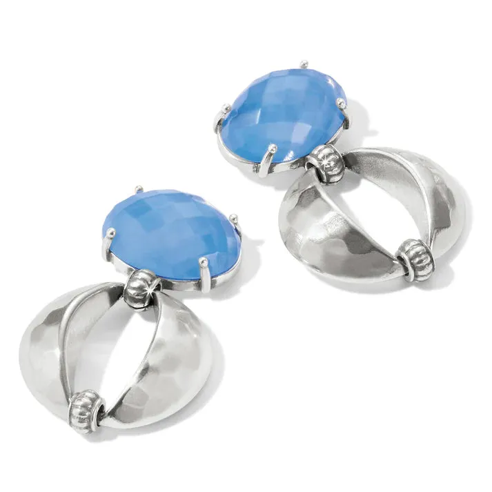 Brighton Blue Moon Bold Post Drop Earrings