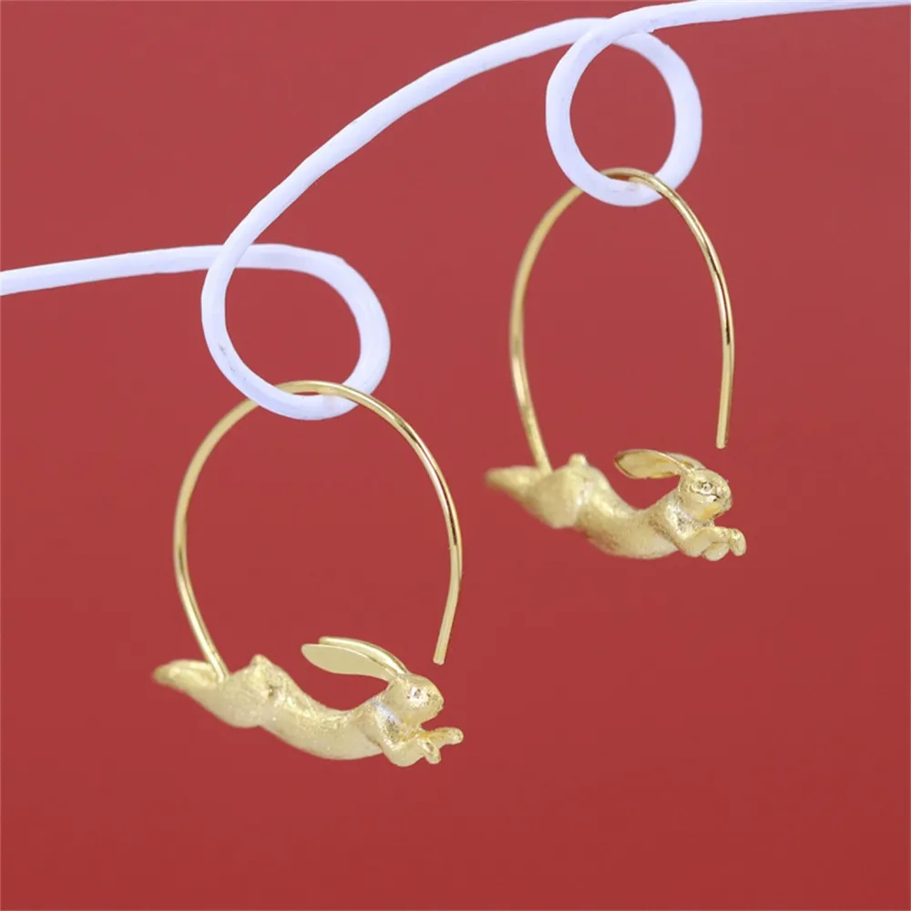 Bunny Hoop Earrings