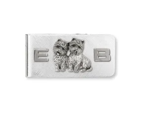 Cairn Terrier Money Clip Jewelry Sterling Silver Handmade Dog Money Clip CNWT6-MC