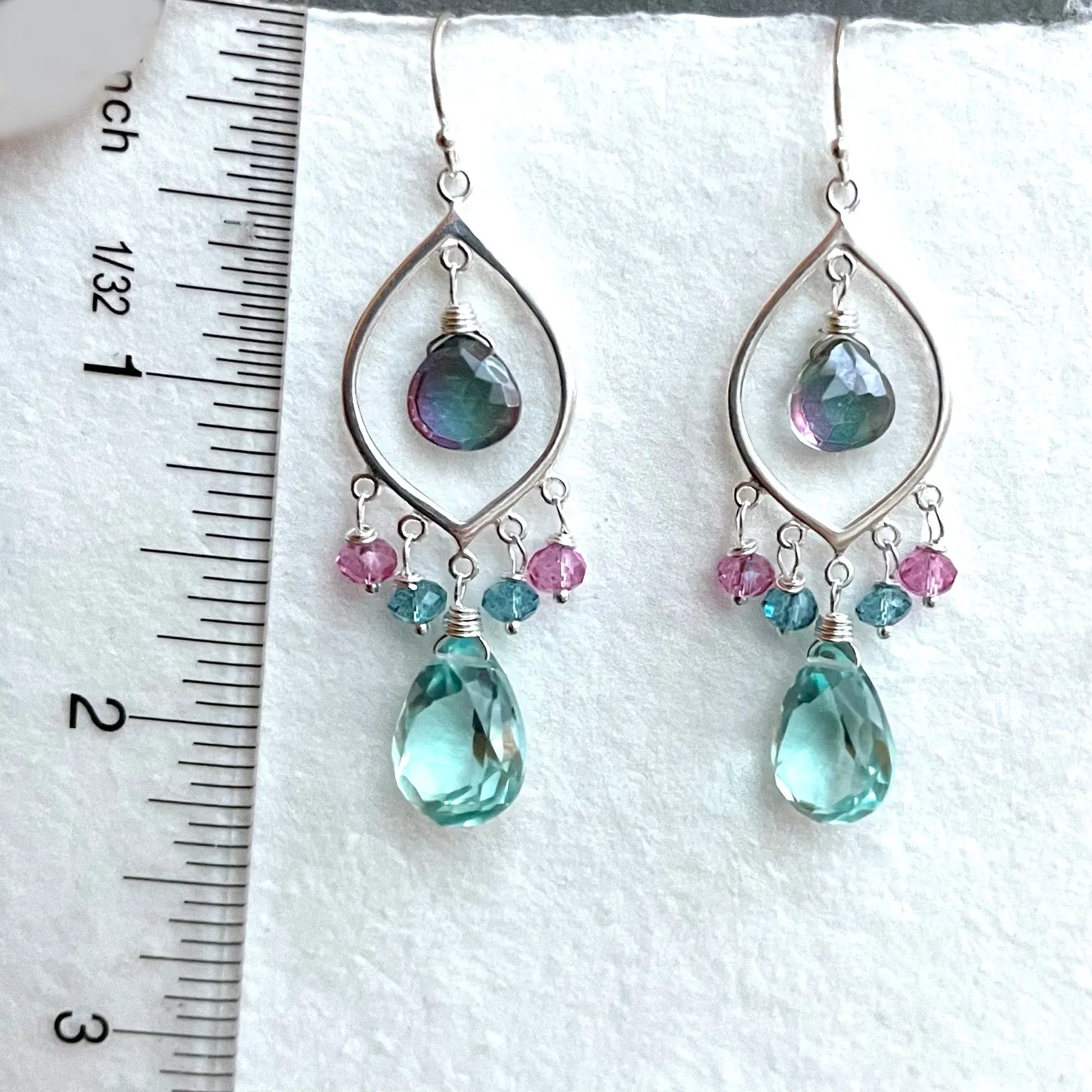 Caribbean Breeze Chandelier Earrings