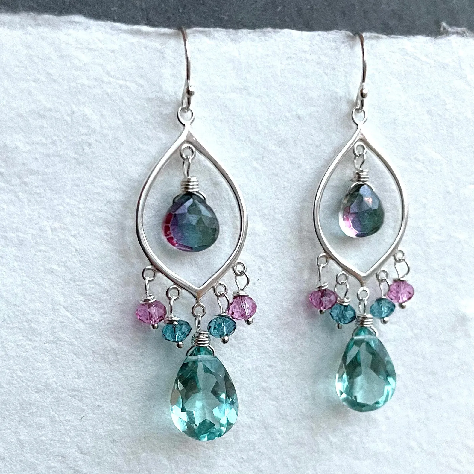 Caribbean Breeze Chandelier Earrings