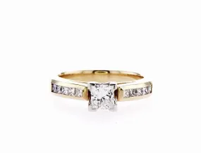 Classic Princess Engagement Ring (0.85Ctw)