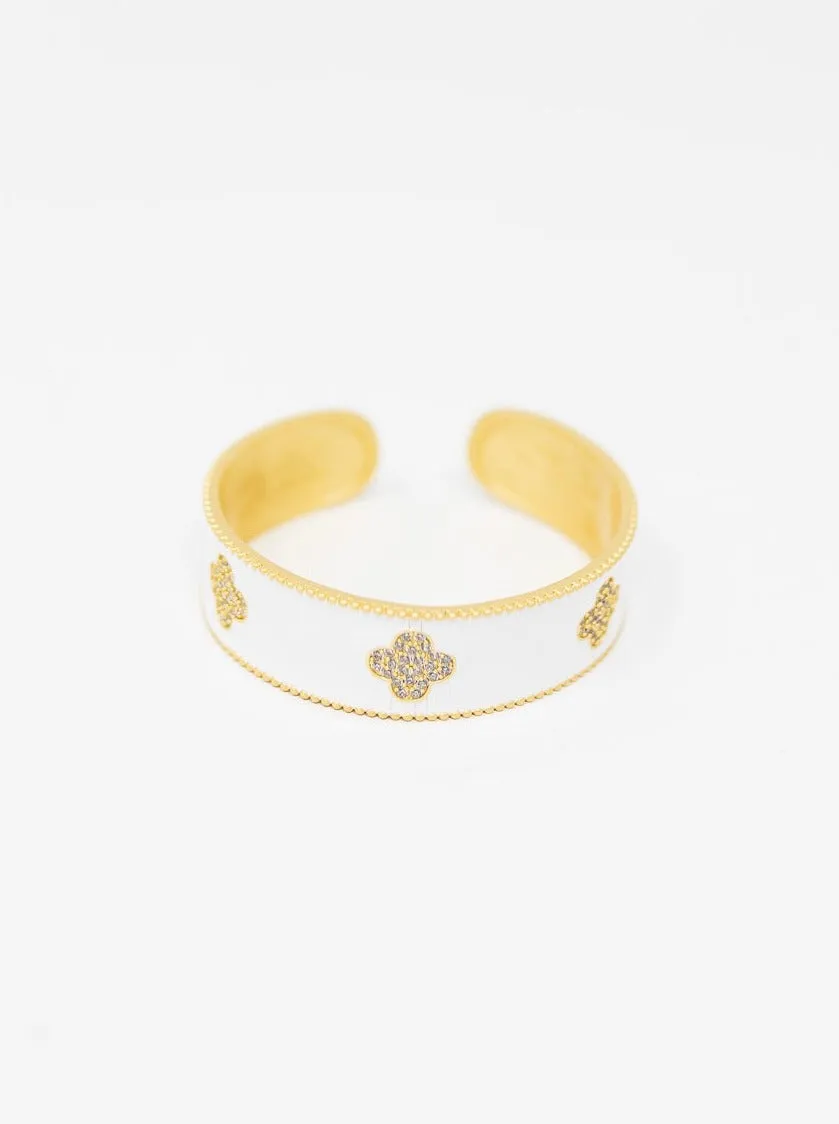 Clover Cuff Bracelet