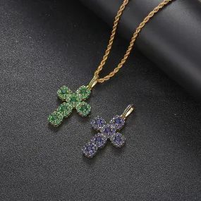 Colored Cross Pendant