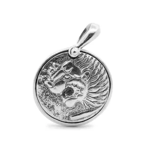 David Yurman 925 Sterling Silver Petrvs Lion Amulet Pendant