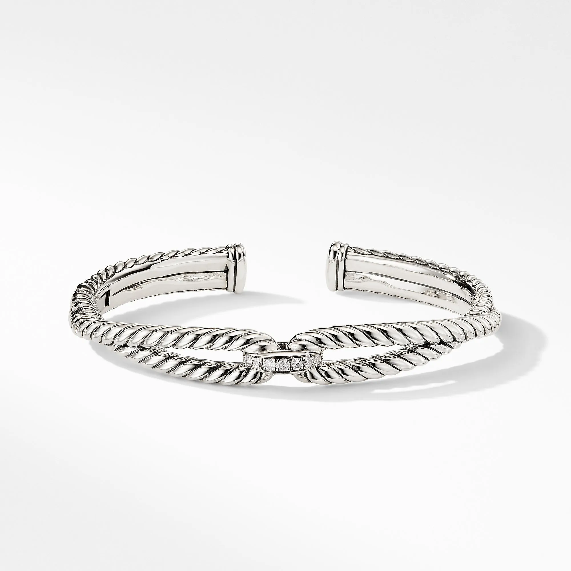 David Yurman Cable Loop Bracelet with Diamonds