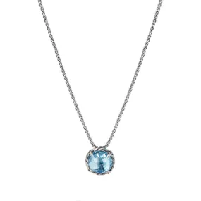 David Yurman Chatelaine Round 8MM Pendant Necklace