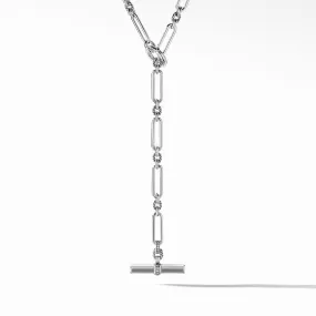 David Yurman Lexington Y Toggle Diamond Necklace