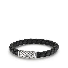 David Yurman Men's Chevron Bracelet in Black 8mm