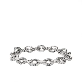 David Yurman Silver Oval Medium Link Bracelet