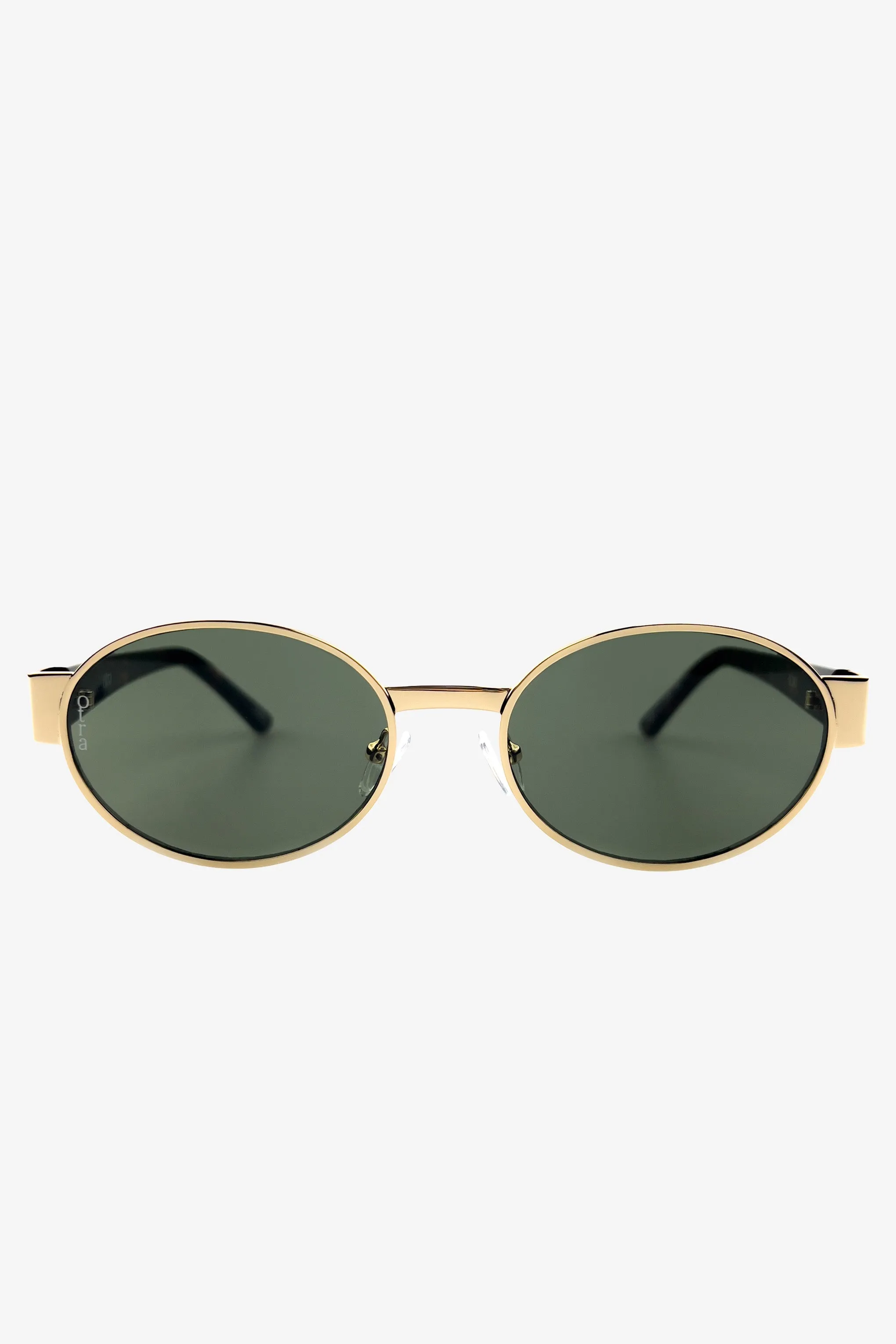 Echo | Otra Gold Tortoiseshell Round Metal Sunglasses