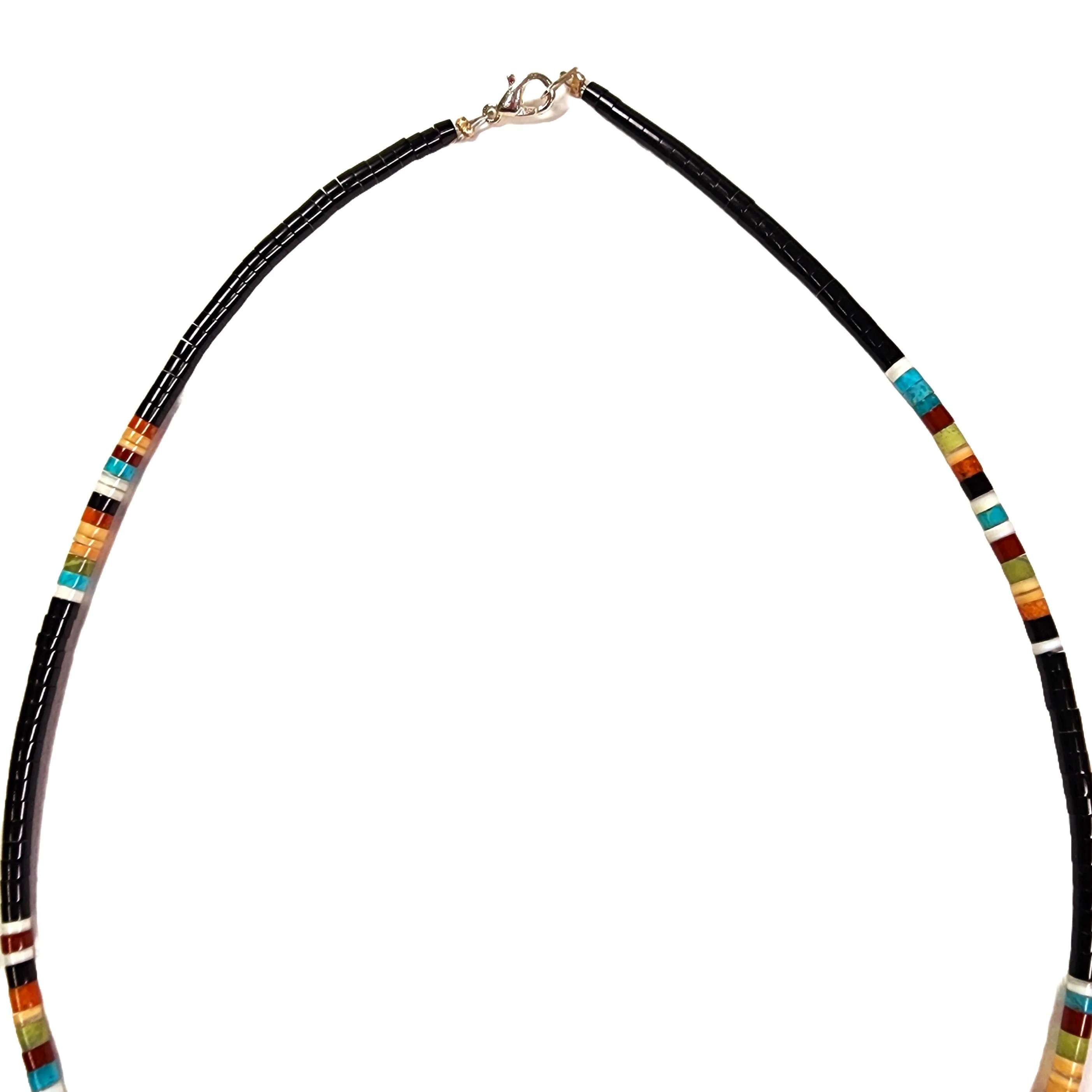 Elegant Kewa Pueblo Necklace - 18 Long