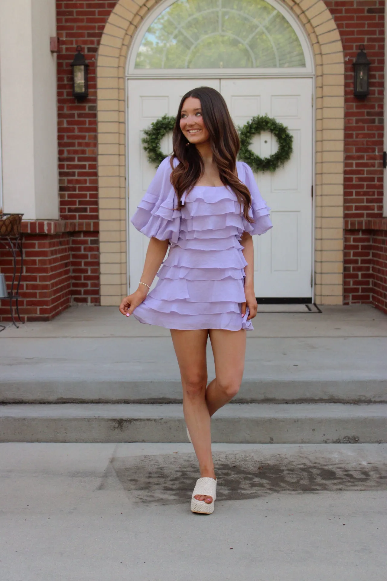 Ellie Ruffle Dress