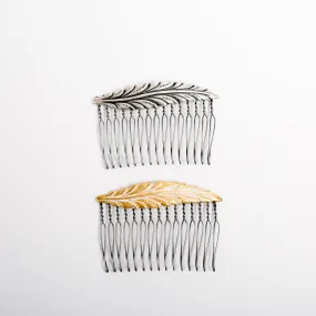 “Faint Feather” Medium Hair Comb