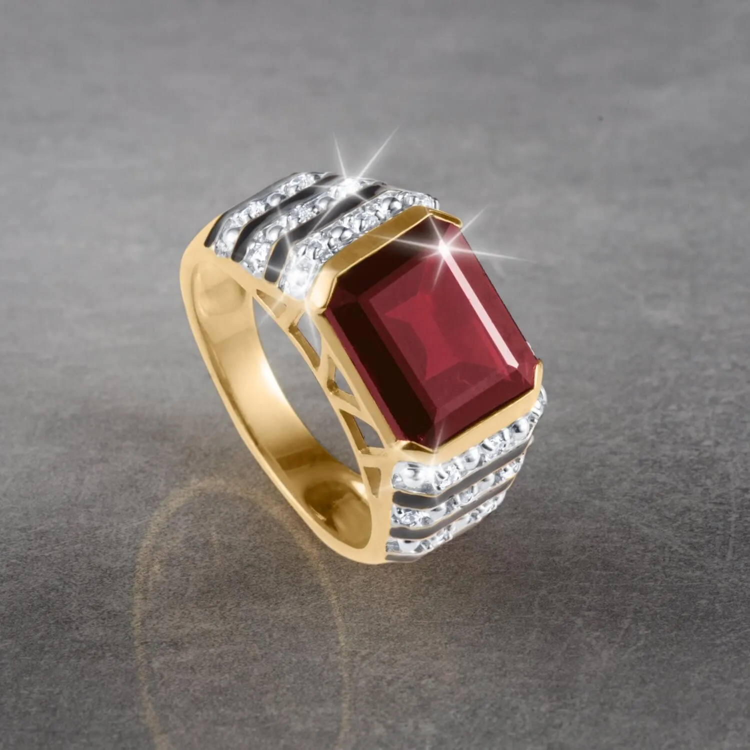 Firestorm Garnet Ring