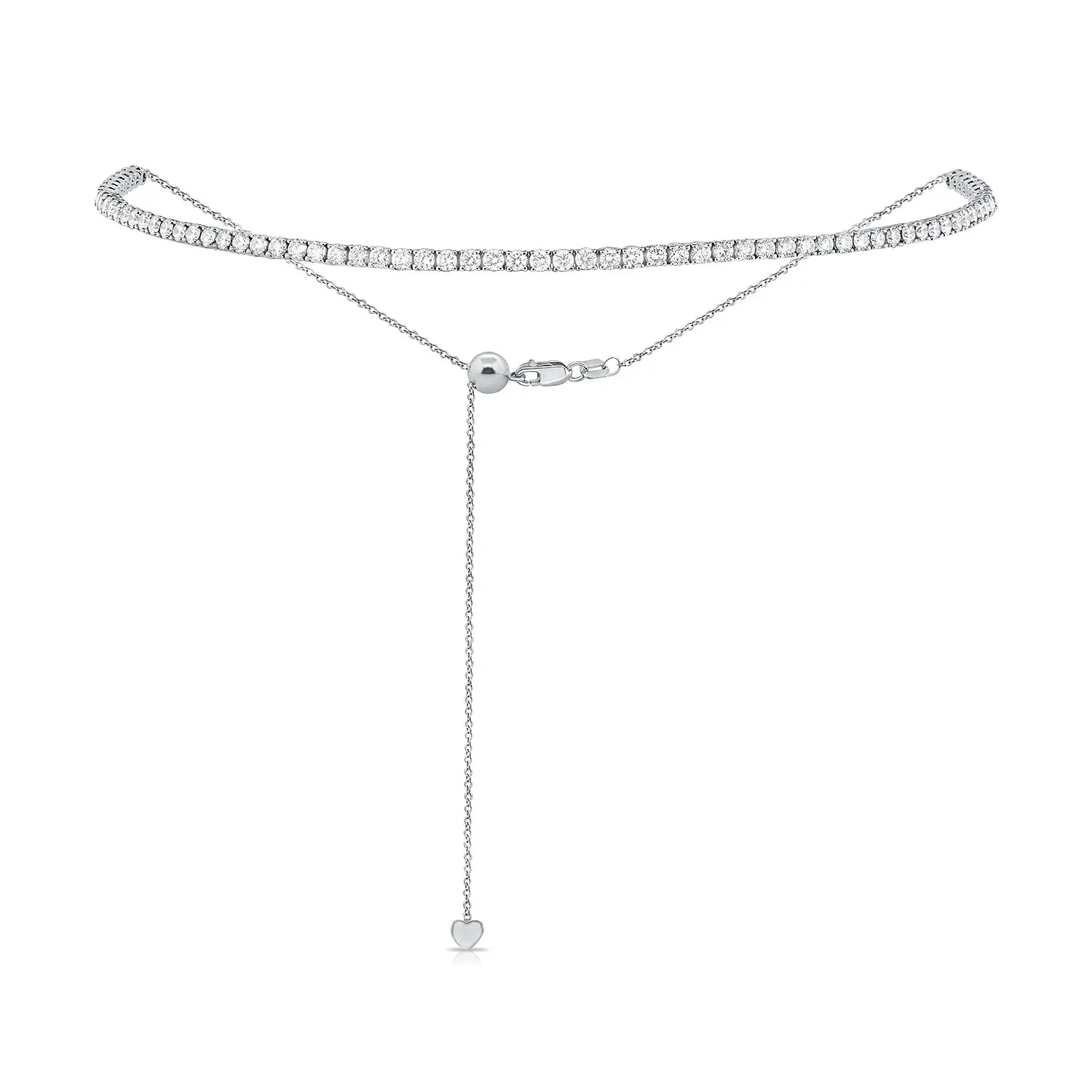 Gold & Diamond Adjustable Tennis Choker