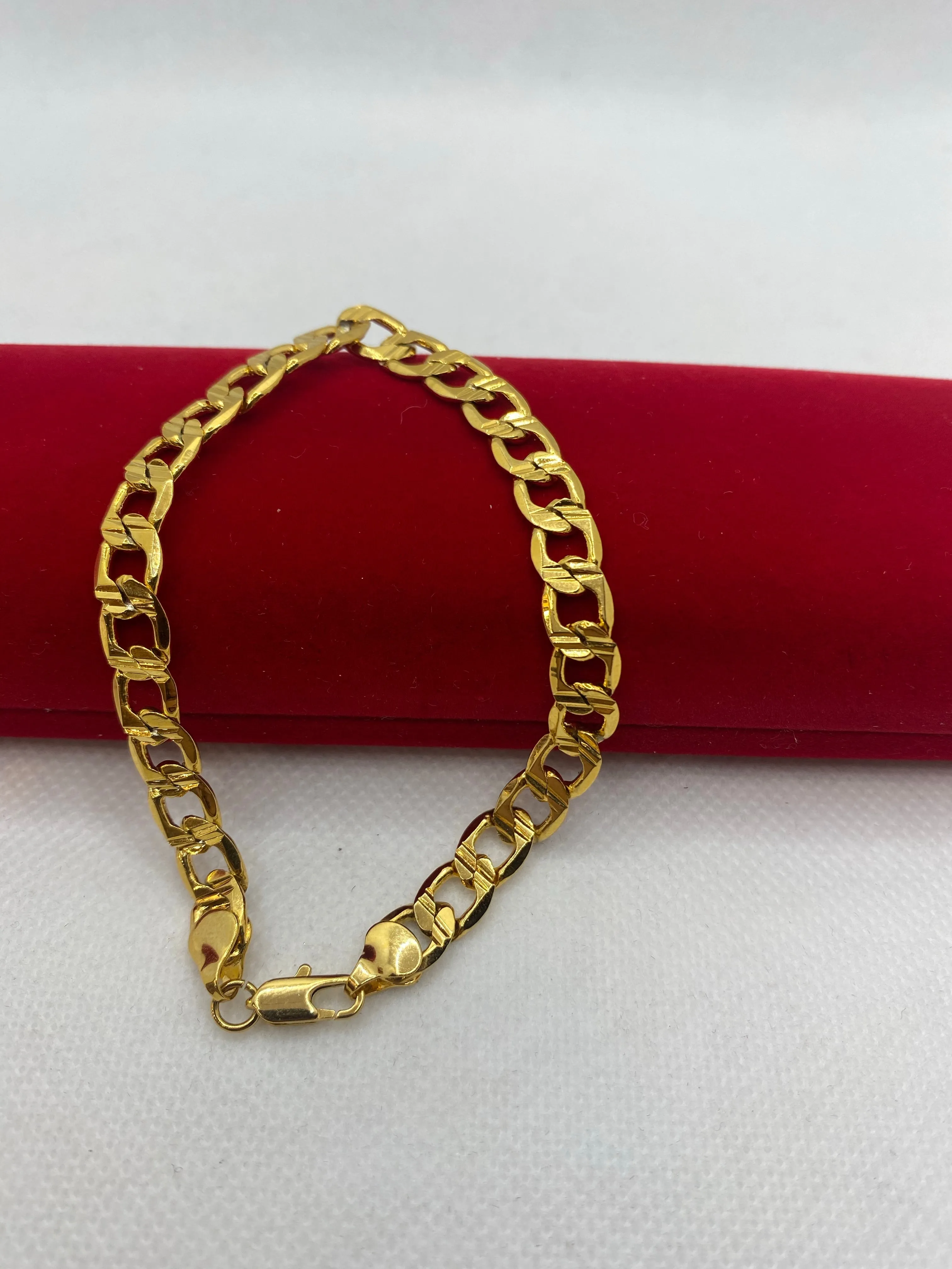 Gold plated bracelets - unisex