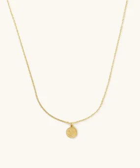 Golden Smile Necklace - Gold