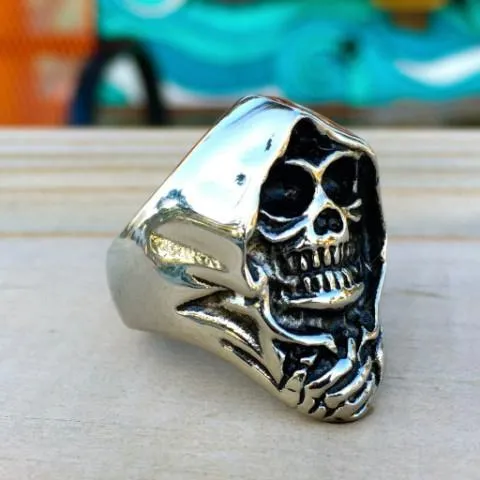 Grim Reaper Skull Ring - R35