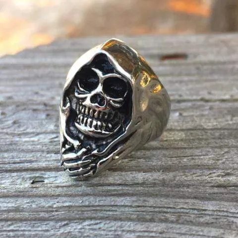 Grim Reaper Skull Ring - R35