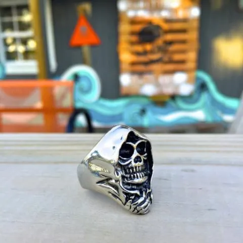 Grim Reaper Skull Ring - R35